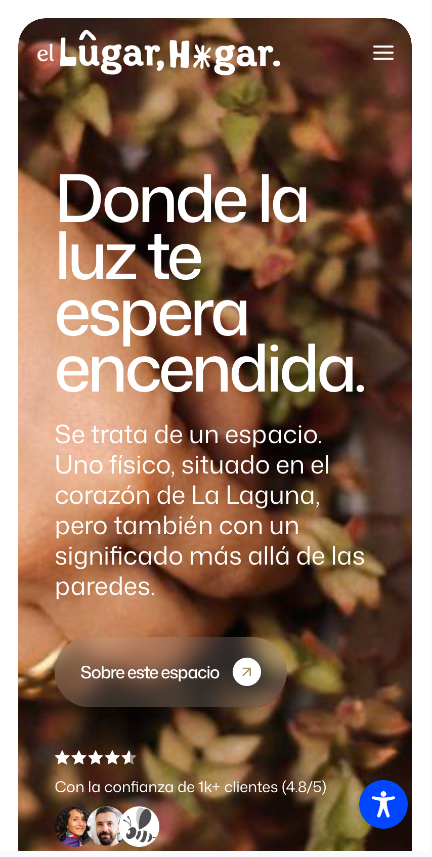 Captura móvil de la web de ellugarhogar.com
