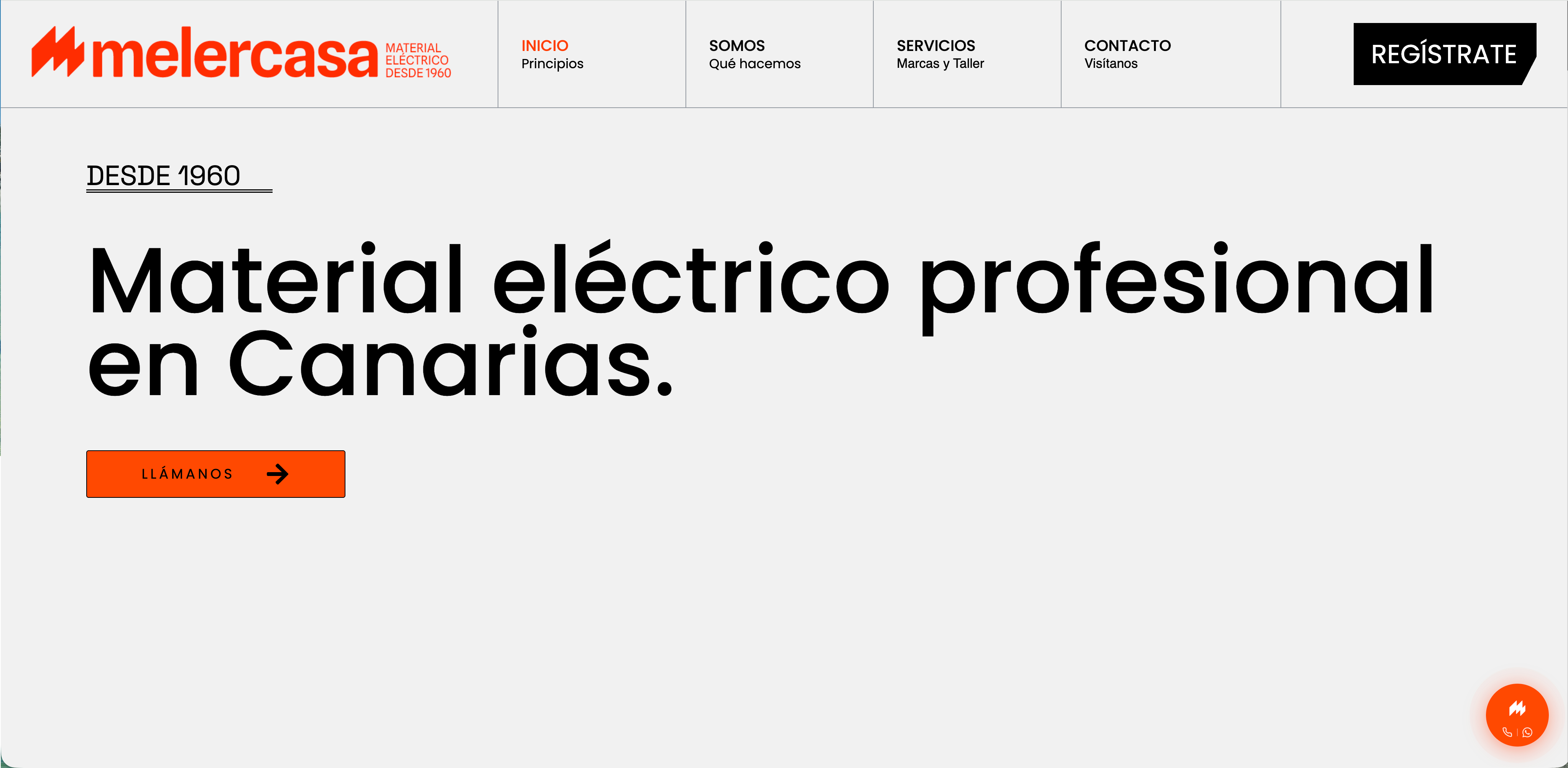 Captura de escritorio de la web de melercasa.es
