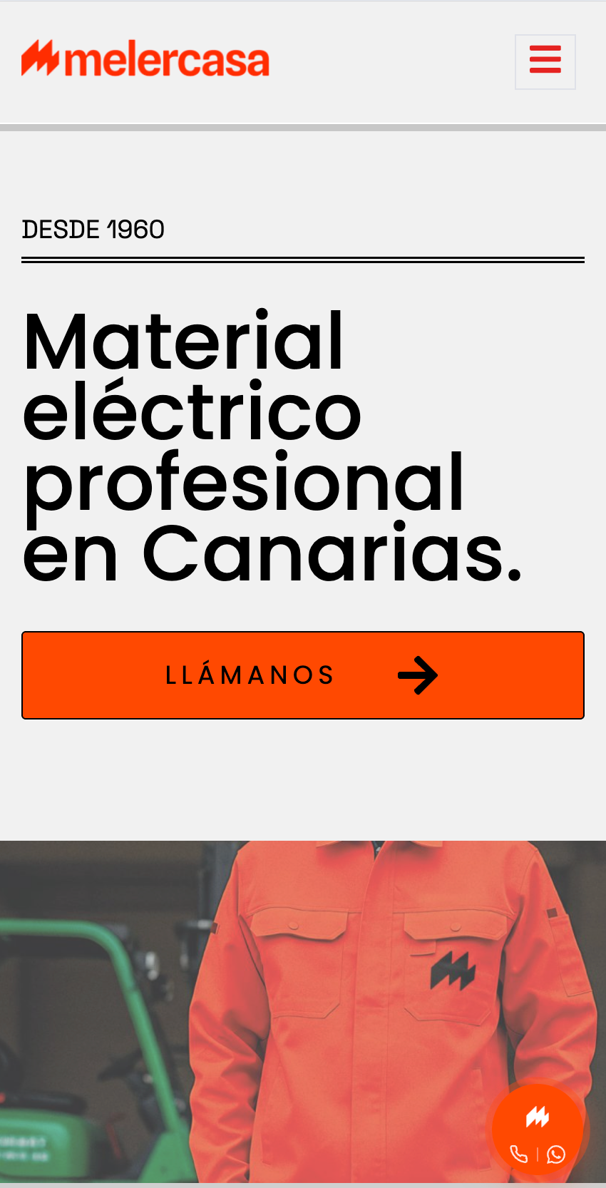 Captura móvil de la web de melercasa.es